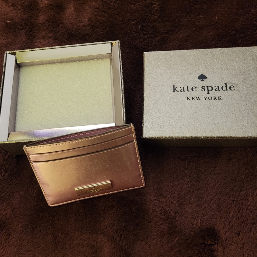 NWT Kate Spade Pink Card Holder - Picture 10 of 14